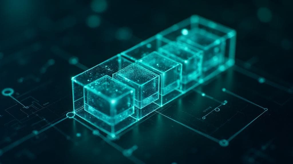 Settlement-aligned data clearing visualization showing converging data streams into authoritative record